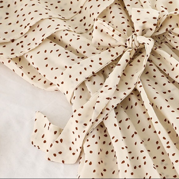 Raffle Off the Shoulder Tan Dress - Picture 7 of 8